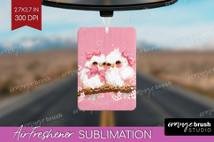 Burds Valentine Air Freshener PNG Cute Valentines Day PNG Product Image 1