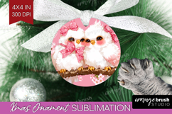 Burds Valentine Ornament PNG Cute Valentines Day PNG Product Image 1