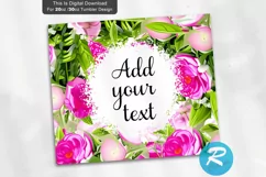 Tumbler Red Rose,Floral Sublimation,Sublimation Tumbler,Tumbler Seamless,red rose tumbler,red floral tumbler,add your own text,20 oz skinny tumbler,tumbler sublimation,rose tumbler wrap,red gold roses,watercolor floral,sublimation design