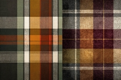 Burgundy Green Plaid Seamless Pattern Product Image 2