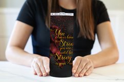 Burgundy Ribbon You Never Know How Strong You Are Tumbler Product Image 3
