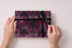 Burgundy Dark Romance Seamless Pattern Bundle Background Product Image 8