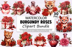 Boho Rose Clipart,Boho Watercolor,Floral Clipart,Floral Watercolor,Flower Clipart,Flower Clip Art,Rose Png,Watercolor Bouquets,Watercolor Flowers,