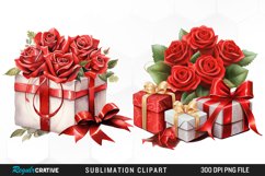 Burgundy Roses Image Clipart Product Image 1