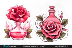 Burgundy Roses Image Clipart Product Image 1