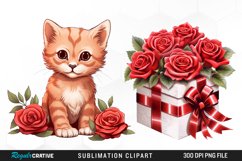 Burgundy Roses Image Clipart Product Image 1