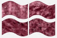 Burgundy Wave Borders Product Image 4