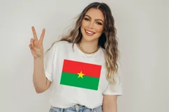 Burkina Faso flag SVG Original Colors - Cut files for Cricut Product Image 2