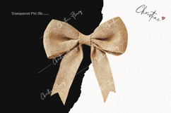 Burlap Bow Clipart | Farmhouse PNG Product Image 2