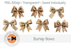 Burlap Bows 1 Product Image 1