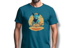 Burmese Summer Cat Sublimation Design | Oriental Style PNG Product Image 2