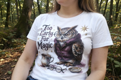 Burnt-Out Owl Sublimation Product Image 3