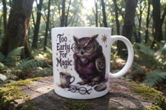Burnt-Out Owl Sublimation Product Image 7