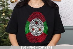 Burundi SVG | Burundi Flag Fingerprint | SVG PNG DXF EPS Product Image 1