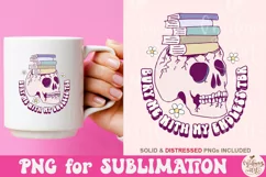 Bury Me With My Endless TBR PNG, Cute Bookish Bookworm Png Product Image 3