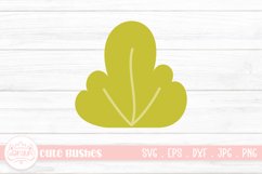 Simple Bushes Cartoon | Cute Grass Bush Clipart Design Product Image 1