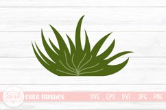 Simple Bushes Cartoon | Cute Grass Bush Clipart Design Product Image 1