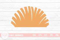 Simple Bushes Cartoon | Cute Grass Bush Clipart Design Product Image 1