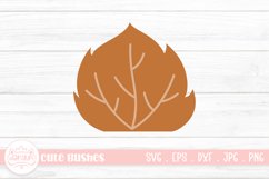 Simple Bushes Cartoon | Cute Grass Bush Clipart Design Product Image 1