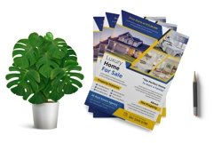 Business Flyer Template With Color Schemes