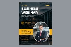 10 Business Webinar Poster Design Template Set 02 Product Image 5