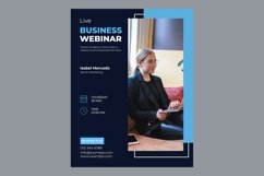 10 Business Webinar Poster Design Template Set 04 Product Image 2