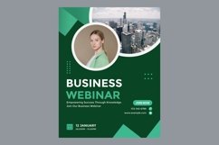 10 Business Webinar Poster Design Template Set 05 Product Image 4