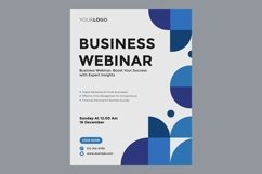 10 Business Webinar Poster Design Template Set 05 Product Image 9
