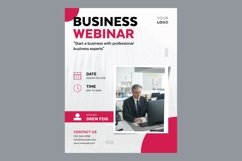 10 Business Webinar Poster Design Template Set 07 Product Image 2