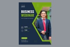 10 Business Webinar Poster Design Template Set 08 Product Image 3