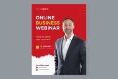 10 Business Webinar Poster Design Template Set 08 Product Image 4