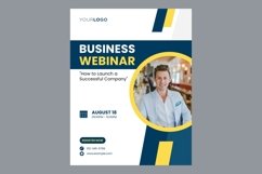 10 Business Webinar Poster Design Template Set 08 Product Image 6