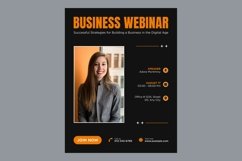 10 Business Webinar Poster Design Template Set 08 Product Image 10