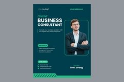 10 Business Webinar Poster Design Template Set 09 Product Image 2
