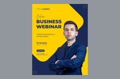 10 Business Webinar Poster Design Template Set 09 Product Image 7