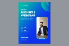 10 Business Webinar Poster Design Template Set 10 Product Image 8