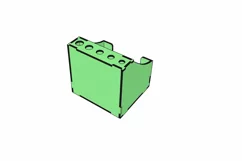 Business card place and pen holder-laser cut file Product Image 3