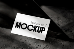 Dark Modern Business Card Mockup Product Image 1