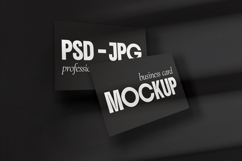 Black Modern Business Card Mockup Product Image 1