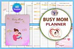 Busy Mom Planner Canva KDP Product Image 1