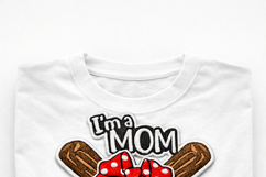 Baseball Mom PNG - Busy Raising Ballers Faux Embroidery png Product Image 2