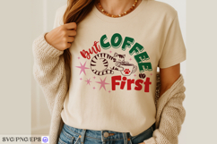 Cat Drink Coffee Funny Hand-drawn PNG SVG Design Product Image 4