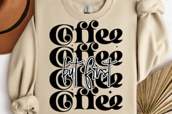 But first coffee SVG, Retro Coffee SVG Product Image 1
