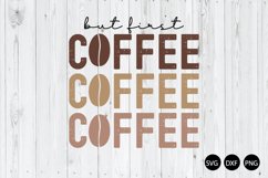 But First Coffee SVG, Retro Coffee SVG, Coffee SVG Product Image 1