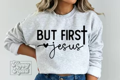 But First Jesus SVG - Jesus Is King - Christian God Shirt Product Image 3
