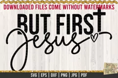 But First Jesus is a professional design that is ready to be cut with all major cutting machines. Sublimation, iron-on transfer and printing file formats also included.