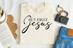 But First Jesus SVG, Christian SVG Design, Faith SVG Product Image 3
