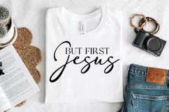 But First Jesus SVG, Christian SVG Design, Faith SVG Product Image 2
