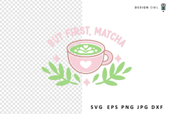 matcha tea cut file for cricut