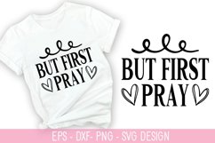 But first pray - Jesus SVG Design Product Image 1